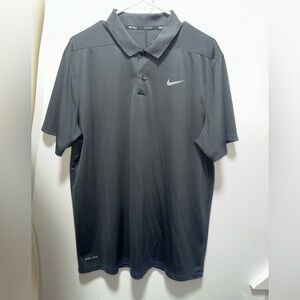 Nike Golf polo, size large black dri-fit